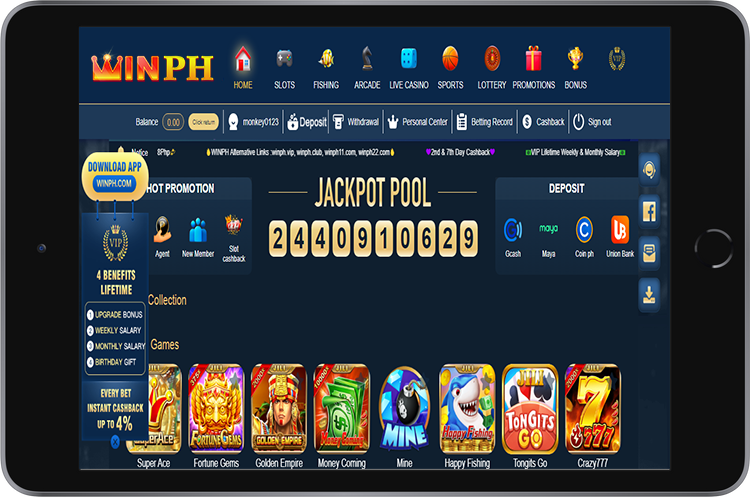 winph.com casino slot machine and free slot games page