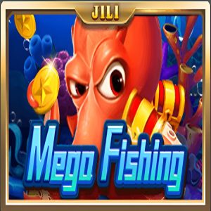 mega fishing game. logo