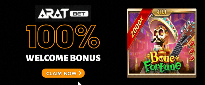 Aratbet 100 Deposit Bonus - Bone Fortune
